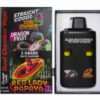 Straight Goods dual chamber vape featuring Dragon Fruit and Red Lady Papaya flavors, designed for optimal strain selection.