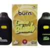 Burn 3G Disposable Vape - Lemon Slush (Sativa) with vibrant packaging and sleek design, perfect for cannabis enthusiasts in Abbotsford.