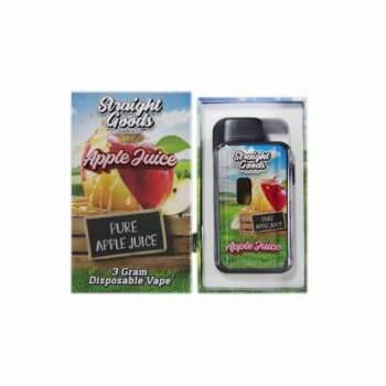 Straight Goods 3g Disposable Vape Apple Juice box