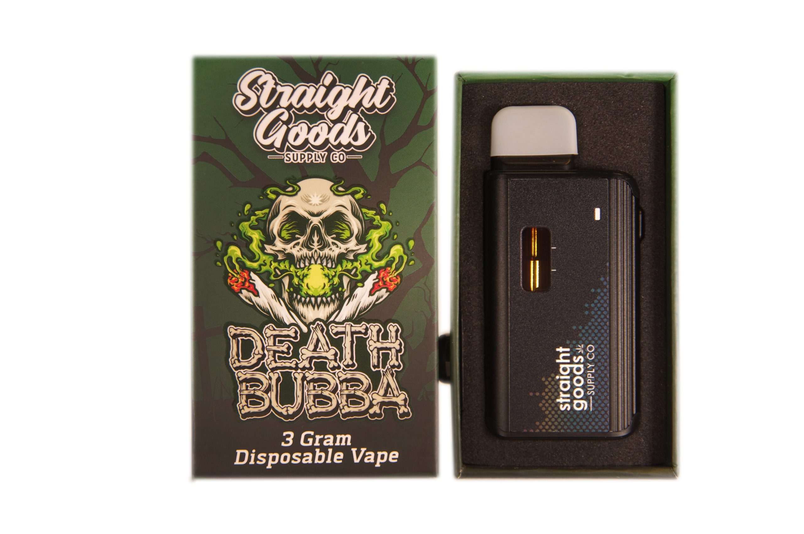 Straight Goods 3g Disposable Vape Death Bubba box