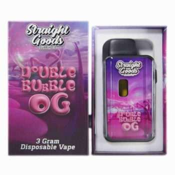 Straight Goods 3g Disposable Vape Double Bubble OG box