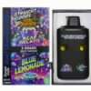 Straight Goods Dual Chamber Vape featuring Acai Gelato and Blue Lemonade flavors, 3 grams each, sleek black packaging.