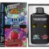 Straight Goods BluJito Dual Chamber Vape featuring Sour Patch Strawberry flavor, 3 grams each, ideal for cannabis enthusiasts.