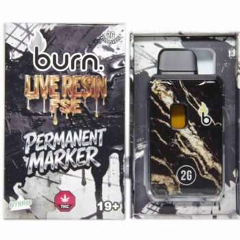 Burn 2G Live Resin FSE Disposable - Permanent Marker