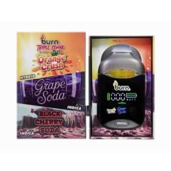 Burn 3G Triple Combo Vape - Orange Crush + Grape Soda + Black Cherry Soda