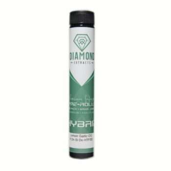 Diamond Extracts premium infused HTFSE pre-rolls 3 pack tube with 1 gram hybrid joints
