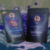Mama Anne’s Edibles – Blue Raspberry 1500mg packaging featuring vibrant colors and detailed product information.