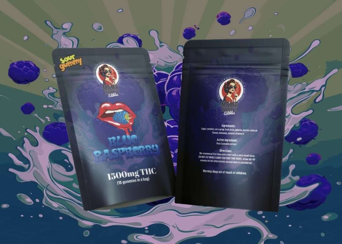 Mama Anne’s Edibles – Blue Raspberry 1500mg