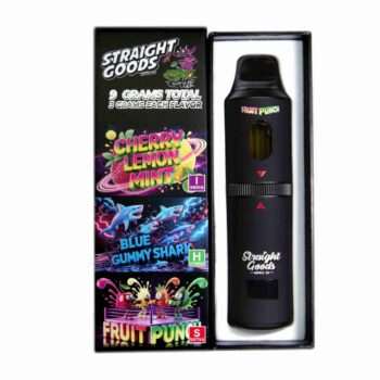 sg-9g Cherry Lemon Mint + Blue Gummy Shark + Fruit Punch
