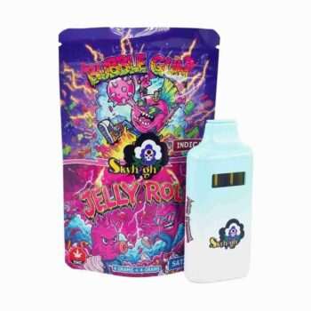 Sky High 8G Dual Chamber Disposable Vape – Bubble Gum + Jelly Roll