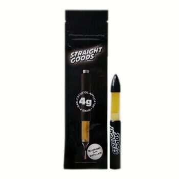Straight Goods 4G Dablicator Blueberry Yum distillate oil applicator with black packaging bag
