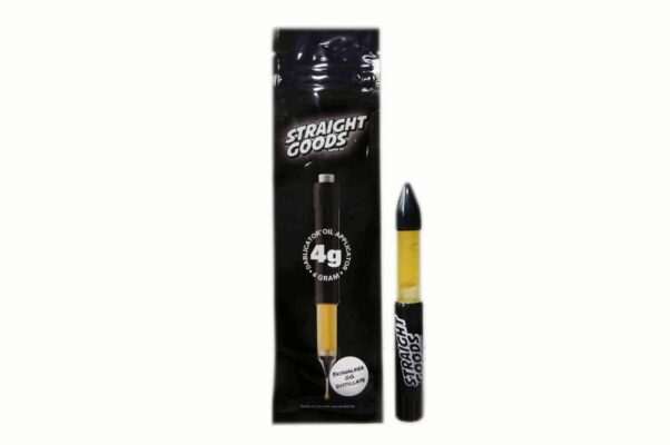 Straight Goods 4G Dablicator Skywalker OG distillate oil applicator with black packaging bag