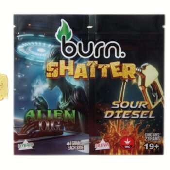 Burn Shatter 2G - Alien OG (H) x Sour Diesel (S)