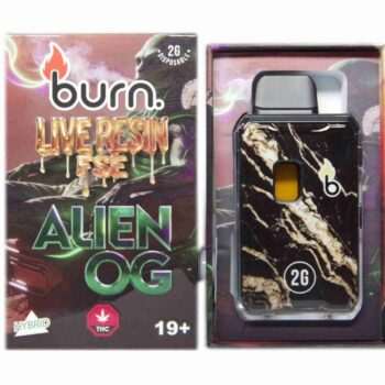 Burn 2G Live Resin FSE Disposable Vape - Alien OG (H)