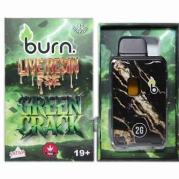 Burn 2G Live Resin FSE Disposable Vape - Green Crack (S)