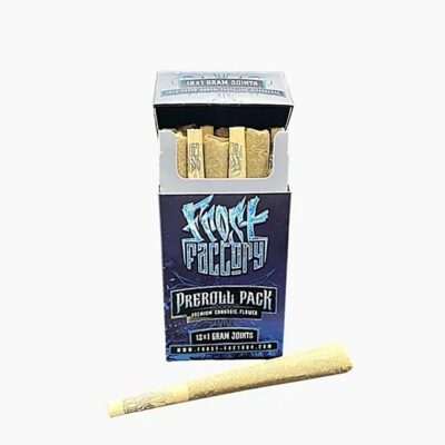 Frost Factory Preroll Pack - 12 x 1 gram cold-cured AAAA joints