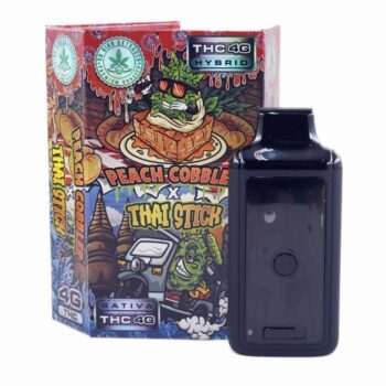 So High Extracts 8G Dual Chamber Vape - Peach Cobbler (S) x Thai Stick (H)