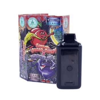 So High Extracts 8G Dual Chamber Vape - Super Peach Rings (H) x Blueberry Yum (H)