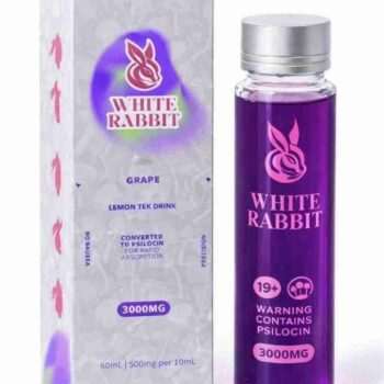 White Rabbit Lemon Tek Mushroom Drink - Grape 3000mg