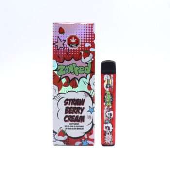 Zonked 1G Live Resin Disposable Pen - Strawberry Cream