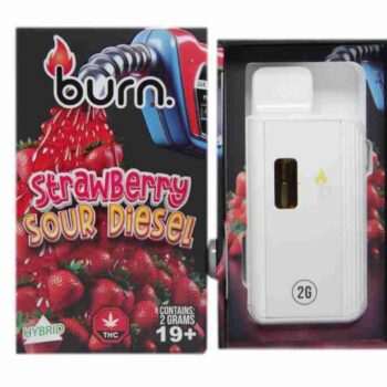 Burn – Strawberry Sour Diesel (Hybrid) – 2g Disposable Vape